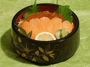 親子いくら丼